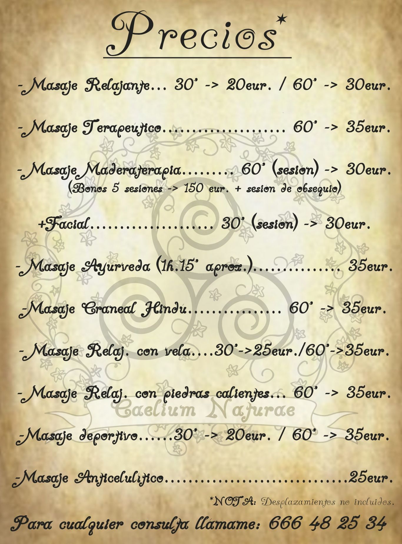 Tipos de masajes on sale y precios
